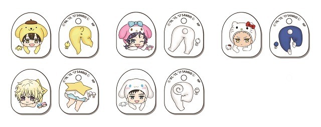 サンリオ男子 トイズワークスコレクションにいてんごしすたぁず にいてんごくりっぷ 着ぐるみVer. 各417円全5種（ブラインド仕様）発売元：キャラアニ(C) 1976, 1988, 1990, 1993, 1996,2001,2015,2017 SANRIO CO., LTD.　聖川高校PTA