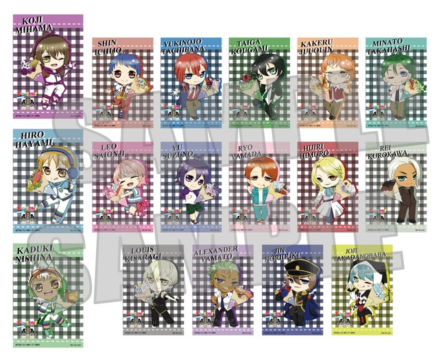 クレープ購入特典オリジナルポストカード（全17種・ランダム）(C)Ｔ-ＡＲＴＳ / syn Sophia / エイベックス・ピクチャーズ / タツノコプロ / キングオブプリズムPH製作委員会