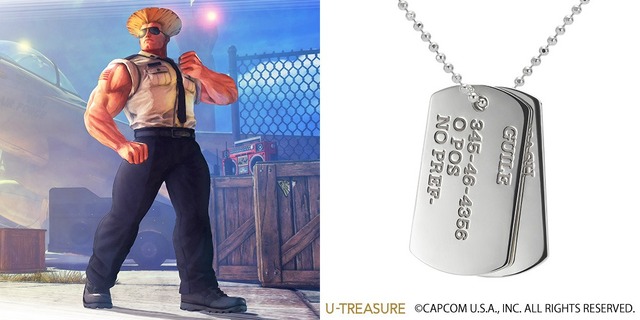 「ザンギエフ レッドサイクロンバングル」シルバー:19,440円K18イエローゴールド:540,000円　(C)CAPCOM U.S.A., INC. ALL RIGHTS RESERVED.