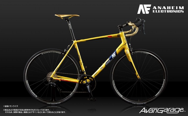 「アナハイム・エレクトロニクス社製 百式 ロードバイク RB-CAHY01（アルミフレーム）」183,000円（税込／送料・手数料別途）(C)創通・サンライズ