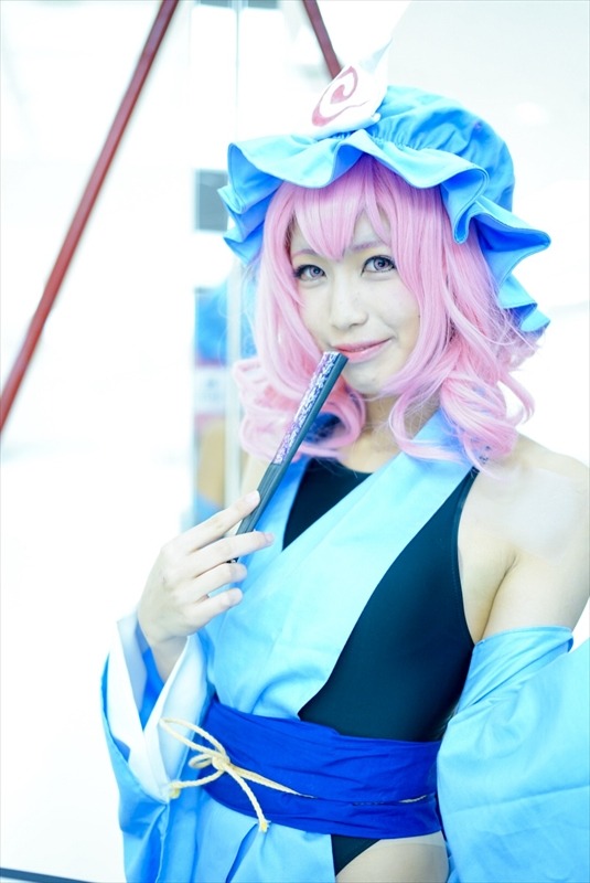 望月もち子さん@mocidukimochico 西行寺幽々子『東方project』（衣装：長井P@kalisuma_0805）