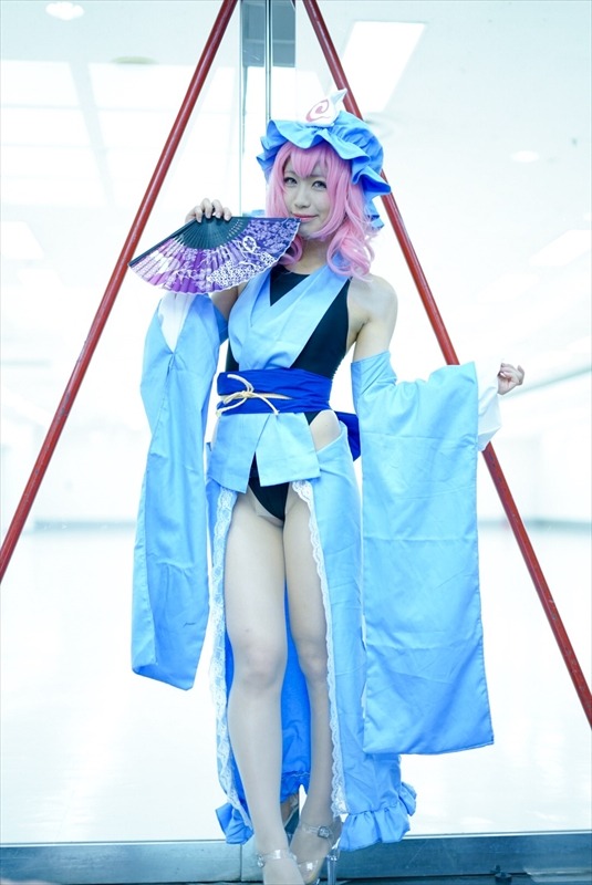 望月もち子さん@mocidukimochico 西行寺幽々子『東方project』（衣装：長井P@kalisuma_0805）