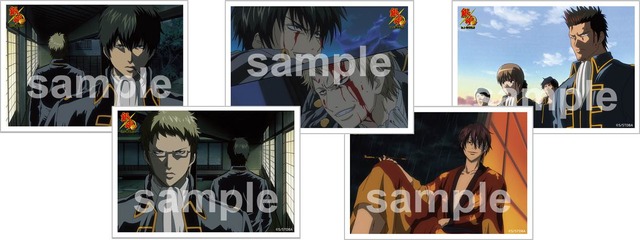 「銀魂 真選組動乱篇 in J-WORLD TOKYO」景品 イラストシート(C)空知英秋／集英社・テレビ東京・電通・BNP・アニプレックス