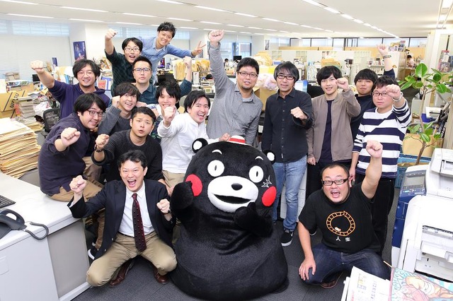 「ONEPIECE熊本復興プロジェクト」11月6日スチール(C)尾田栄一郎／集英社 (C)2010 熊本県くまモン