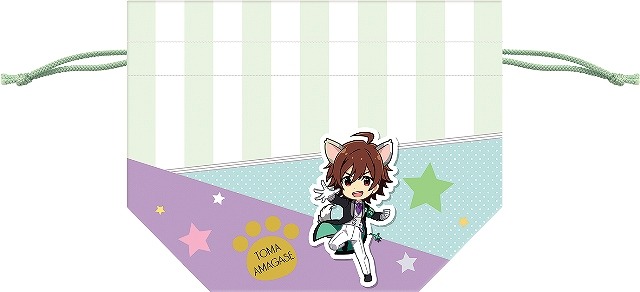 「ならべて Smile たこ焼きビンゴ」景品巾着ポーチ (全 19 種)(C) BNEI／PROJECT SideM　(C)2017 NAMCO All rights reserved.