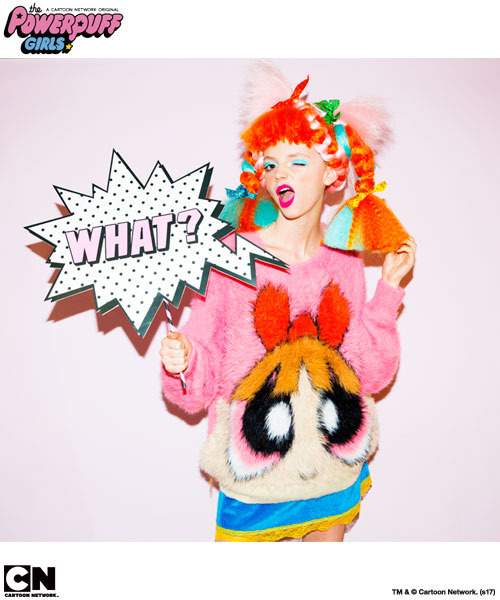 「THE POWERPUFF GIRLS FACE KNIT」20,800円（税抜）TM&(c)Cartoon Network.(s17)