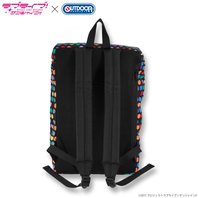 「ラブライブ！サンシャイン!!×OUTDOOR PRODUCTS スクエアリュック」価格:9,720円（税込／送料・手数料別途）(C)2017 プロジェクトラブライブ！サンシャイン!!
