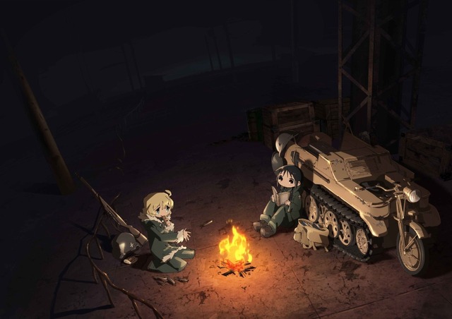 「『少女終末旅行』キービジュアル」(C)つくみず・新潮社／「少女終末旅行」製作委員会