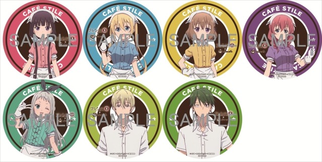 「『ブレンド・S』コースター」(c) 中山幸・芳文社／ブレンド・S製作委員会