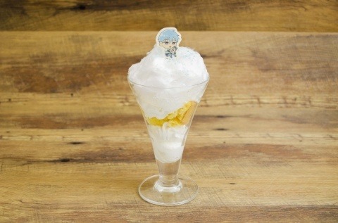 黒子テツヤのバニシングドライブパフェ 900 円（税込）(C)藤巻忠俊／集英社・劇場版「黒子のバスケ」製作委員会