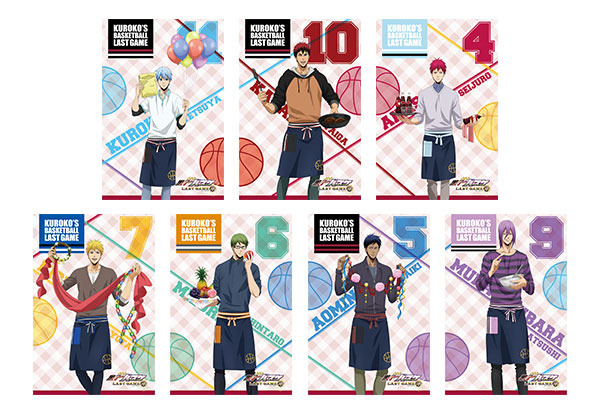 フード・デザートメニュー特典 オリジナルポストカード（全7種・ランダム）(C)藤巻忠俊／集英社・劇場版「黒子のバスケ」製作委員会