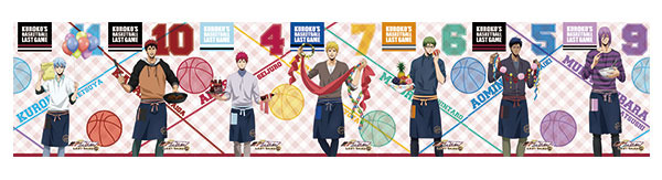 フード・デザートメニュー特典 オリジナルポストカード（全7種・ランダム）(C)藤巻忠俊／集英社・劇場版「黒子のバスケ」製作委員会