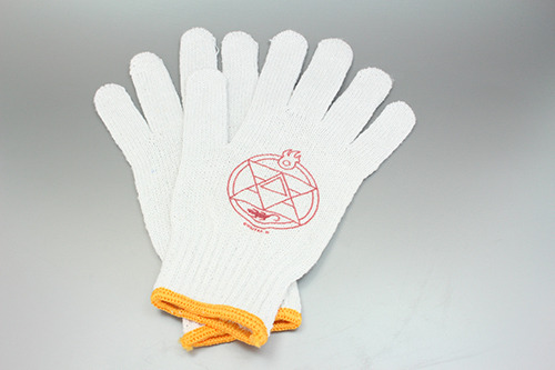 「ロイ・マスタングの錬成陣入りオリジナル軍手」(C)荒川弘／鋼の錬金術師製作委員会・MBS