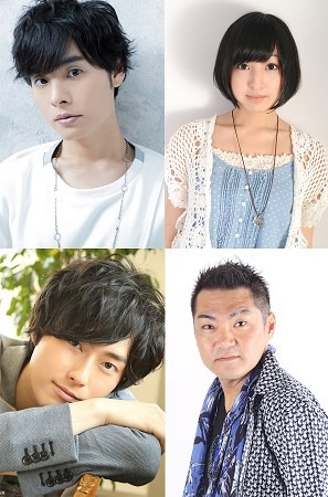 岡本信彦（左上・爆豪勝己役）、佐倉綾音（右上・麗日お茶子役）、増田俊樹（左下・切島鋭児郎役）、三宅健太（右下・オールマイト役）(C)堀越耕平／集英社・僕のヒーローアカデミア製作委員会