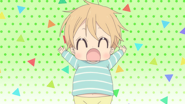 「第1話先行場面カット」(c)時計野はり・白泉社／「学園ベビーシッターズ」製作委員会