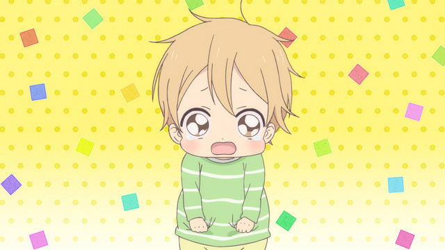 「第1話先行場面カット」(c)時計野はり・白泉社／「学園ベビーシッターズ」製作委員会