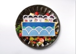 「6つ子のいい夢見ろよ！おやすみお布団ケーキ」1,490円（税抜）(C)赤塚不二夫／おそ松さん製作委員会