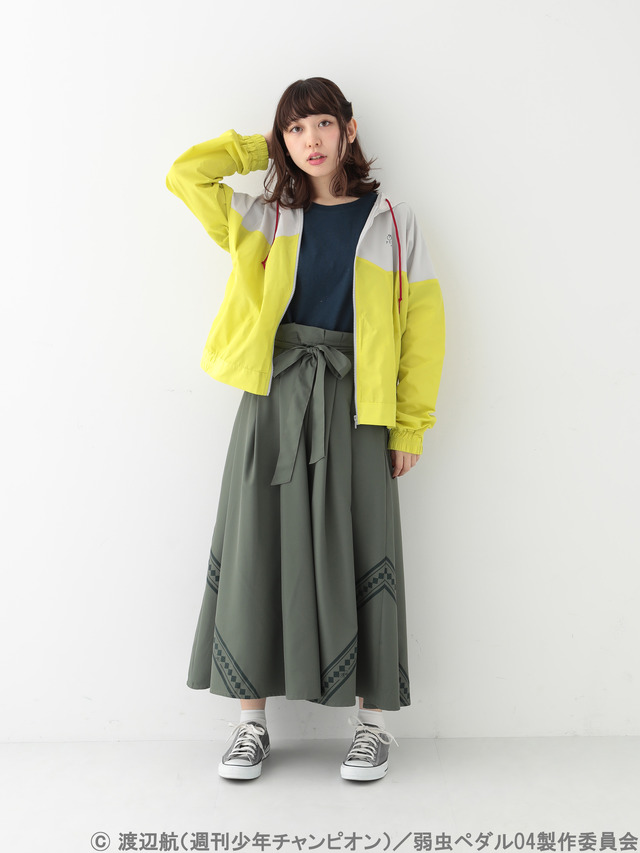 「弱虫ペダル ロードレースモチーフスカート」6,480円＋税(C)渡辺航（週刊少年チャンピオン）／弱虫ペダル04製作委員会