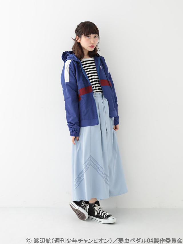 「弱虫ペダル ロードレースモチーフスカート」6,480円＋税(C)渡辺航（週刊少年チャンピオン）／弱虫ペダル04製作委員会