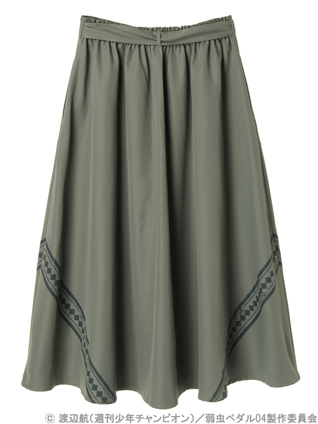 「弱虫ペダル ロードレースモチーフスカート」6,480円＋税(C)渡辺航（週刊少年チャンピオン）／弱虫ペダル04製作委員会