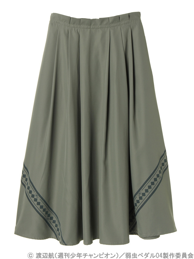 「弱虫ペダル ロードレースモチーフスカート」6,480円＋税(C)渡辺航（週刊少年チャンピオン）／弱虫ペダル04製作委員会