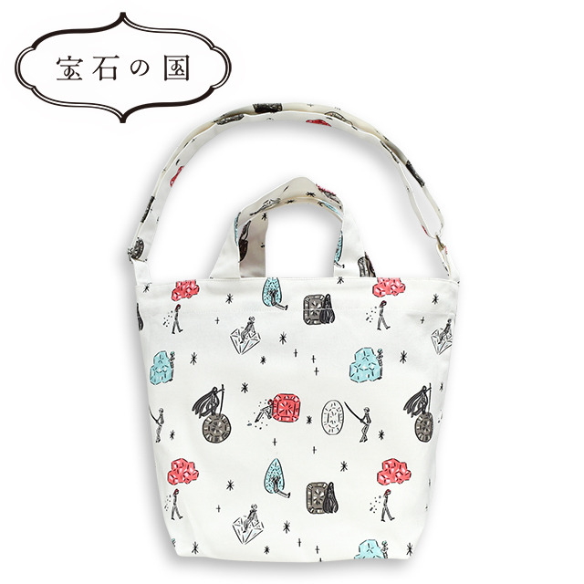 「キャンバスショルダートート」3,500円(税抜)(C)2017 市川春子・講談社/「宝石の国」製作委員会