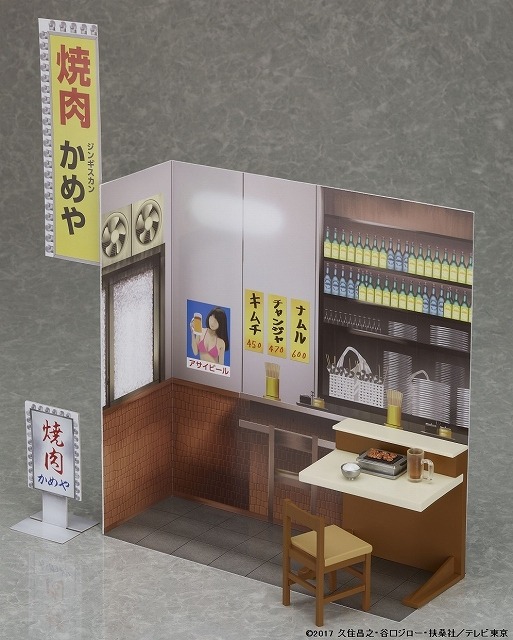 figma 井之頭五郎 松重 豊ver. 【焼肉かめや】プレイセット8,500円(税込)(C)2017 久住昌之・谷口ジロー・扶桑社／テレビ東京