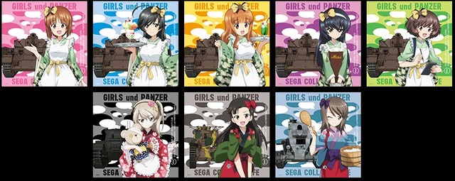 「マイクロファイバータオルB（全9種・ランダム）」600円（税込）(C)GIRLS und PANZER Finale Projekt (C)SEGA