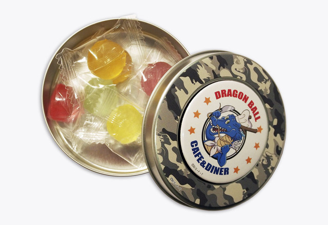 「ドラゴンボールカフェ＆ダイナー」描き下ろしデザイン 神龍キャンディ缶 800円（税別）(C)バードスタジオ／集英社・フジテレビ・東映アニメーション