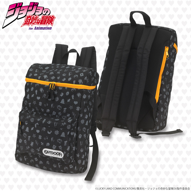 「ジョジョの奇妙な冒険 ダイヤモンドは砕けない×OUTDOOR PRODUCTS スクエアリュック」9,720円（税込／送料・手数料別途）(C)LUCKY LAND COMMUNICATIONS／集英社・ジョジョの奇妙な冒険DU製作委員会