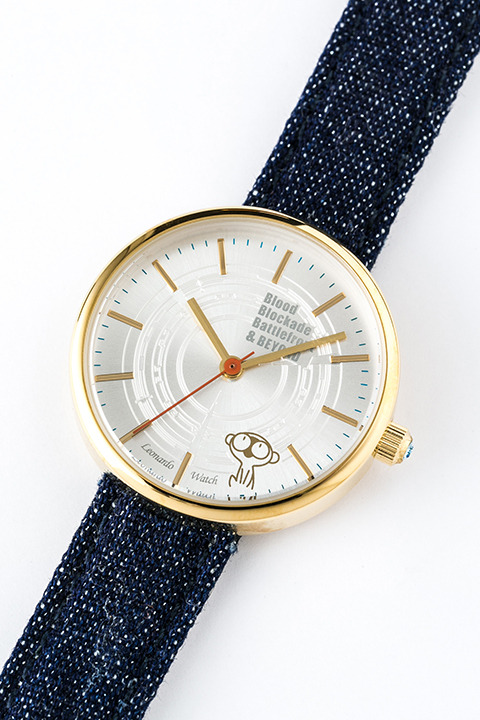 『血界戦線 & BEYOND』コラボレーション 腕時計 12,800円（税別）レオナルド・ウォッチモデル(C)2017 内藤泰弘／集英社・血界戦線 & BEYOND製作委員会