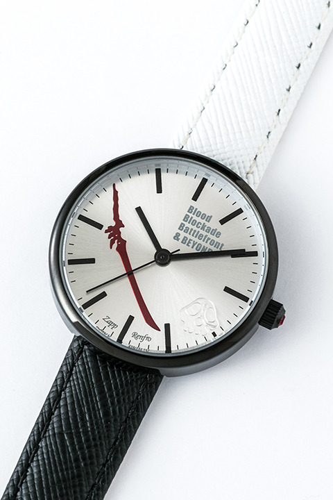 『血界戦線 & BEYOND』コラボレーション 腕時計 12,800円（税別）ザップ・レンフロモデル(C)2017 内藤泰弘／集英社・血界戦線 & BEYOND製作委員会