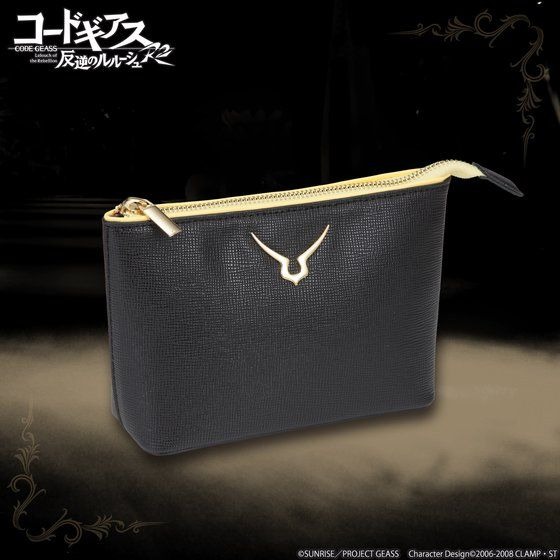 「コードギアス 反逆のルルーシュ R2 レザーポーチ」5,000円（税抜）(C)SUNRISE／PROJECT GEASS・MBS Character Design (C)2006-2008 CLAMP