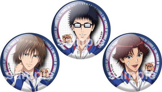 「かわむらすしくじ」（1回 430 円）56mm缶バッジ(C)許斐 剛／集英社・ＮＡＳ・新テニスの王子様プロジェクト