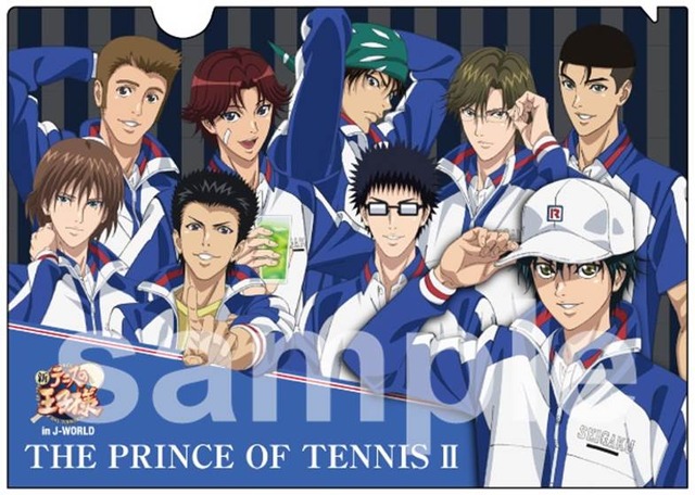 「新テニスの王子様 青学祭り in J-WORLD TOKYO」A4 クリアファイル (全 1 種／378 円)(C)許斐 剛／集英社・ＮＡＳ・新テニスの王子様プロジェクト