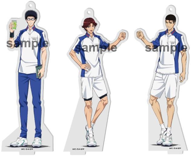 「新テニスの王子様 青学祭り in J-WORLD TOKYO」アクリルスタンド (全 9 種／各 1,296 円)(C)許斐 剛／集英社・ＮＡＳ・新テニスの王子様プロジェクト