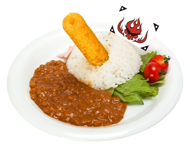 「衝き抜けたら俺の勝ち！カレー」1,010円(C)GAINAX・中島かずき/アニプレックス・KONAMI・テレビ東京・電通 (C)2017 NAMCO All rights