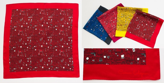 「デザインスカーフ」江戸川コナンモデル価格:3,500円（税抜）(C)青山剛昌／小学館・読売テレビ・TMS 1996