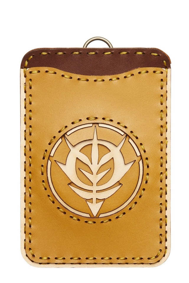 「パスケース ジオンブラウン」価格:12,960円（すべて税込・手数料別途）(C)創通・サンライズ