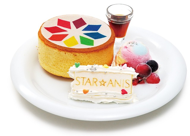 コラボカフェ復刻メニュー スターアニスパンケーキ