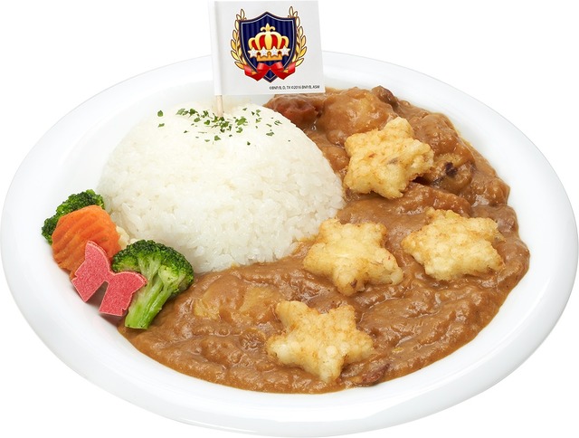 コラボカフェ復刻メニュー 四ツ星学園カレー