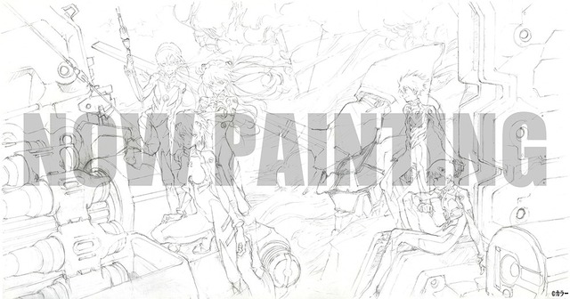 「エヴァンゲリオンイラスト集2007-2017」表紙イラスト(C)カラー