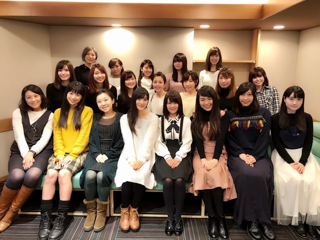 『つうかあ』アフレコ最終話集合写真