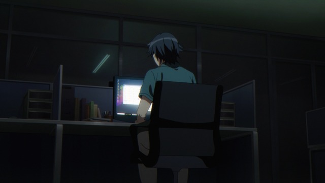 「第1話先行場面写真」(C)愛七ひろ・shri・ＫＡＤＯＫＡＷＡ カドカワBOOKS刊／デスマ製作委員会