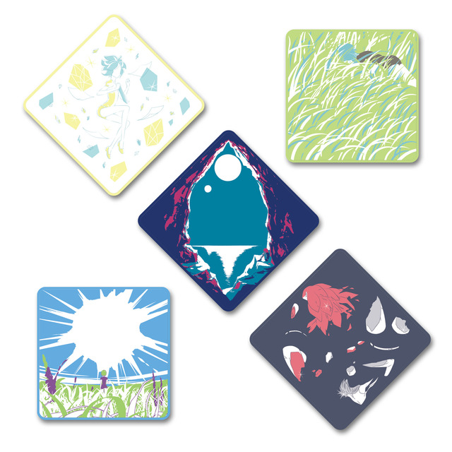 「みんなのくじ 宝石の国」1プレイ650円（税込）D賞：ハンドタオル(C)2017 市川春子・講談社／「宝石の国」製作委員会