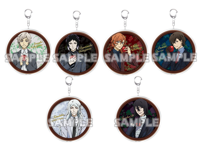「BIGアクリルキーホルダー」（全6種）1,296円（税込）(C)2018 朝霧カフカ・春河35/KADOKAWA/文豪ストレイドッグスDA製作委員会