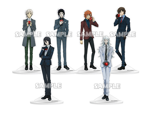 「アクリルスタンド」（全6種）1,296円（税込）(C)2018 朝霧カフカ・春河35/KADOKAWA/文豪ストレイドッグスDA製作委員会