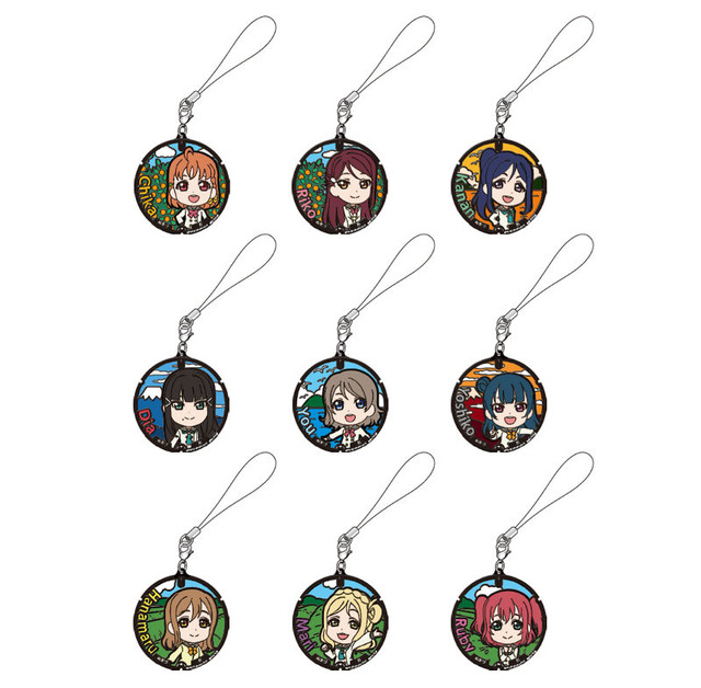 「沼津市×ラブライブ！サンシャイン!!ヌマヅノタカラプロジェクト」マンホールキーホルダー(C)2017 プロジェクトラブライブ!サンシャイン!!