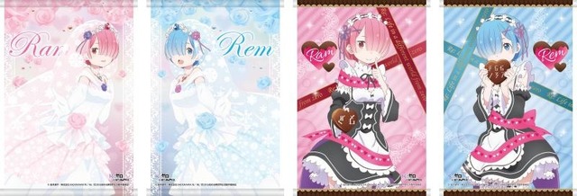 「A3タペストリー」（全4種）(C)長月達平・株式会社KADOKAWA刊／Re:ゼロから始める異世界生活製作委員会 (C)SEGA