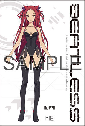 『BEATLESS ビートレス』コラボカフェ 限定ポストカード 紅霞(C)2018 長谷敏司・redjuice・monochrom／KADOKAWA／BEATLESS製作委員会